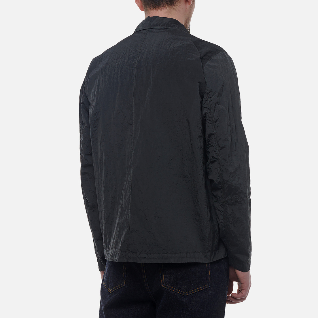 Stone Island Мужская рубашка Nylon Metal In Econyl Zip Overshirt