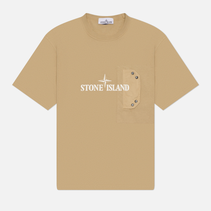 Мужская футболка Stone Island Pocket Detail Logo