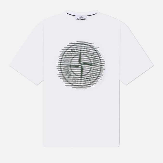 Мужская футболка Stone Island Optical Two Print