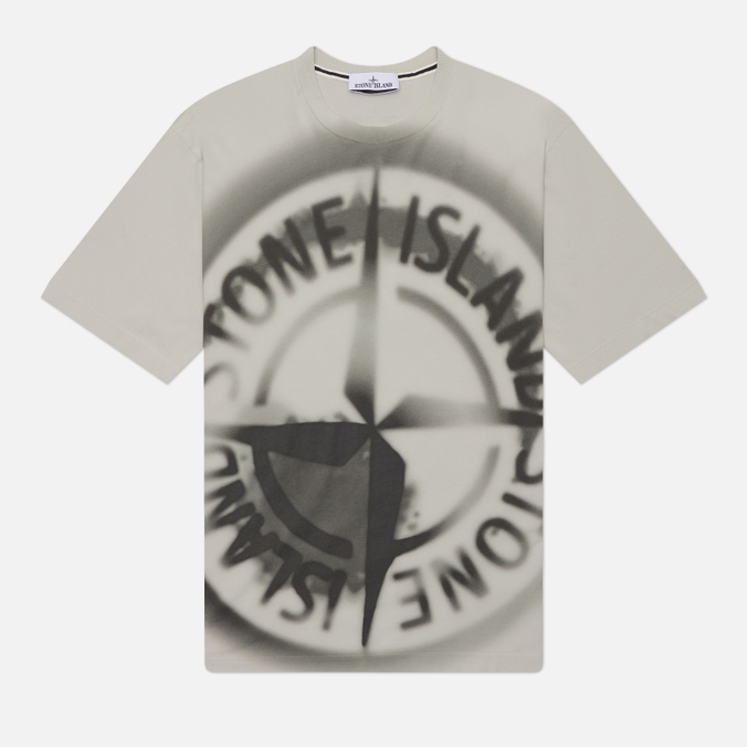 Мужская футболка Stone Island Gradient Compass Print