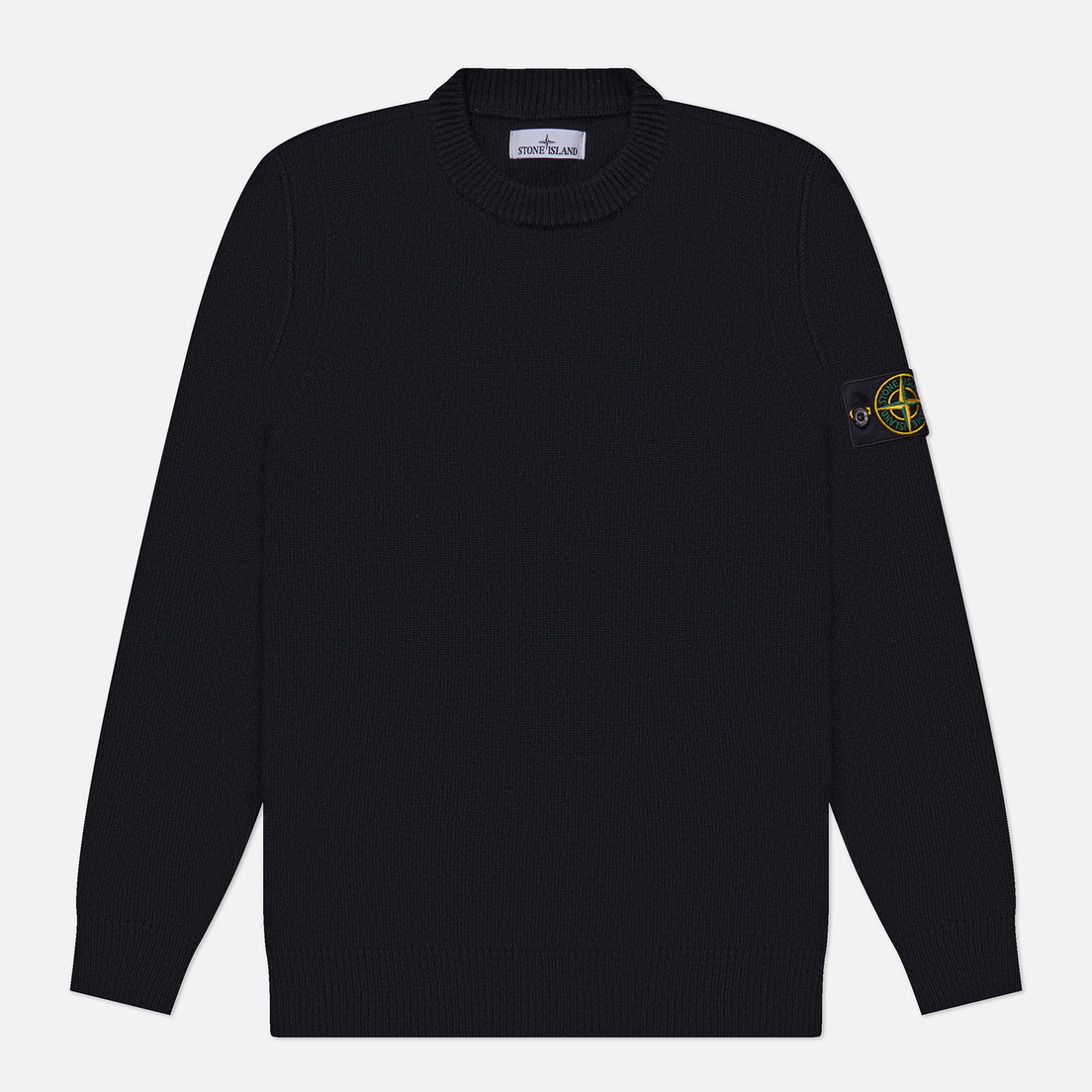 Stone Island Мужской свитер Lambswool Regular Ribbed Neckline