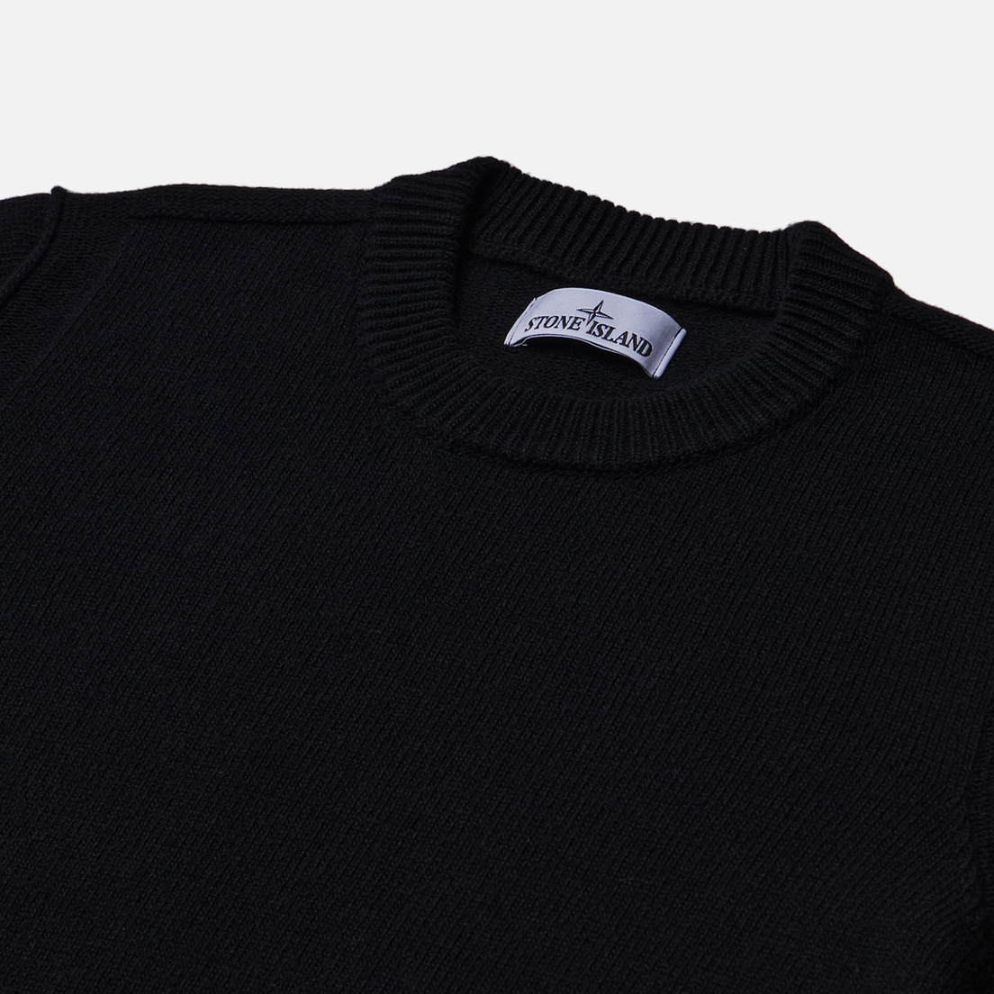 Stone Island Мужской свитер Lambswool Regular Ribbed Neckline