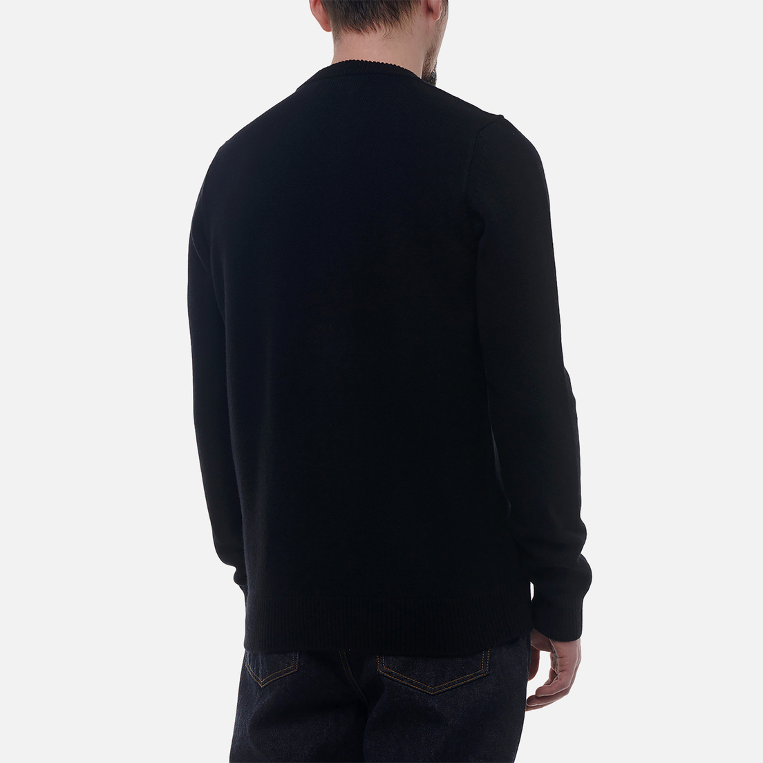 Stone Island Мужской свитер Lambswool Regular Ribbed Neckline