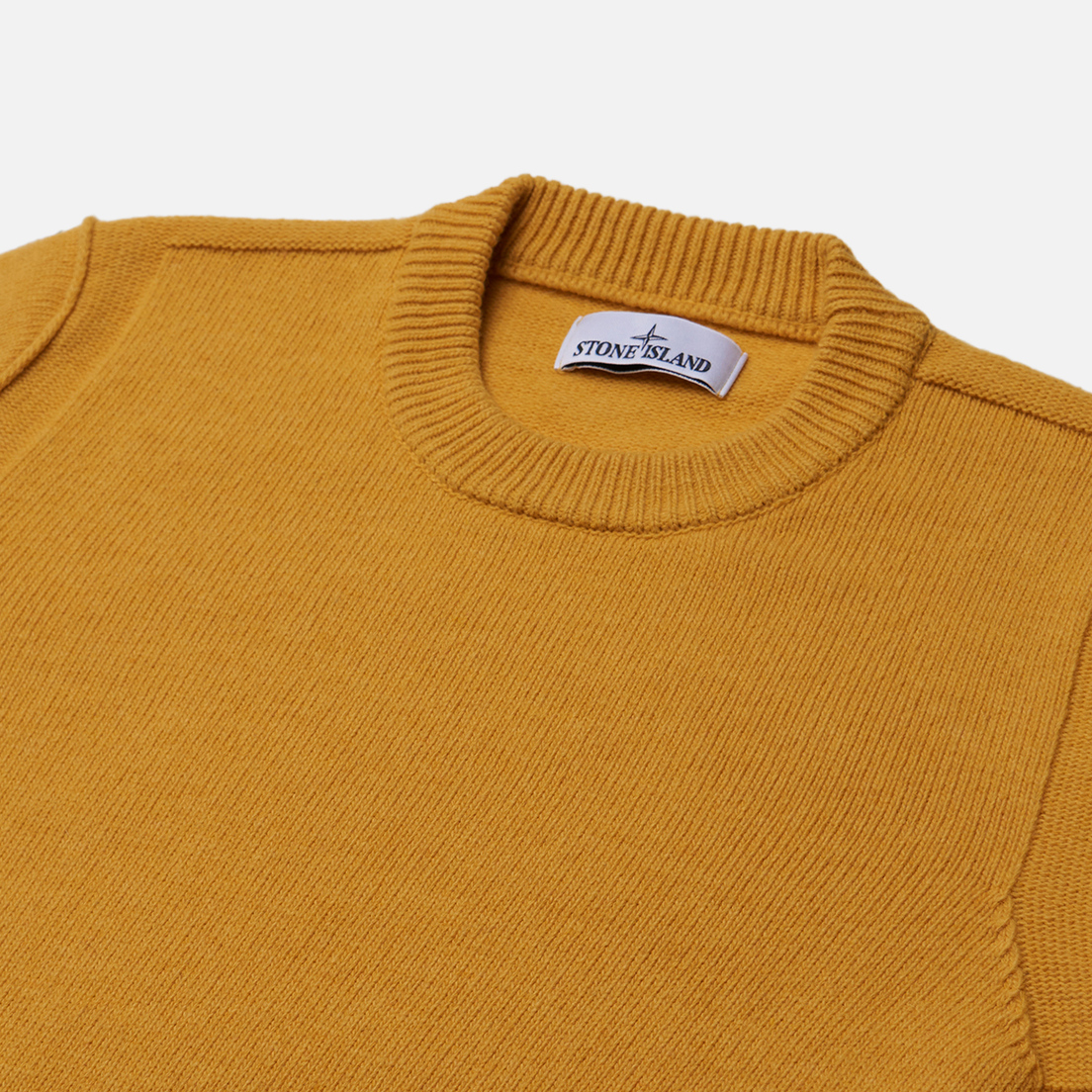 Stone Island Мужской свитер Lambswool Regular Ribbed Neckline