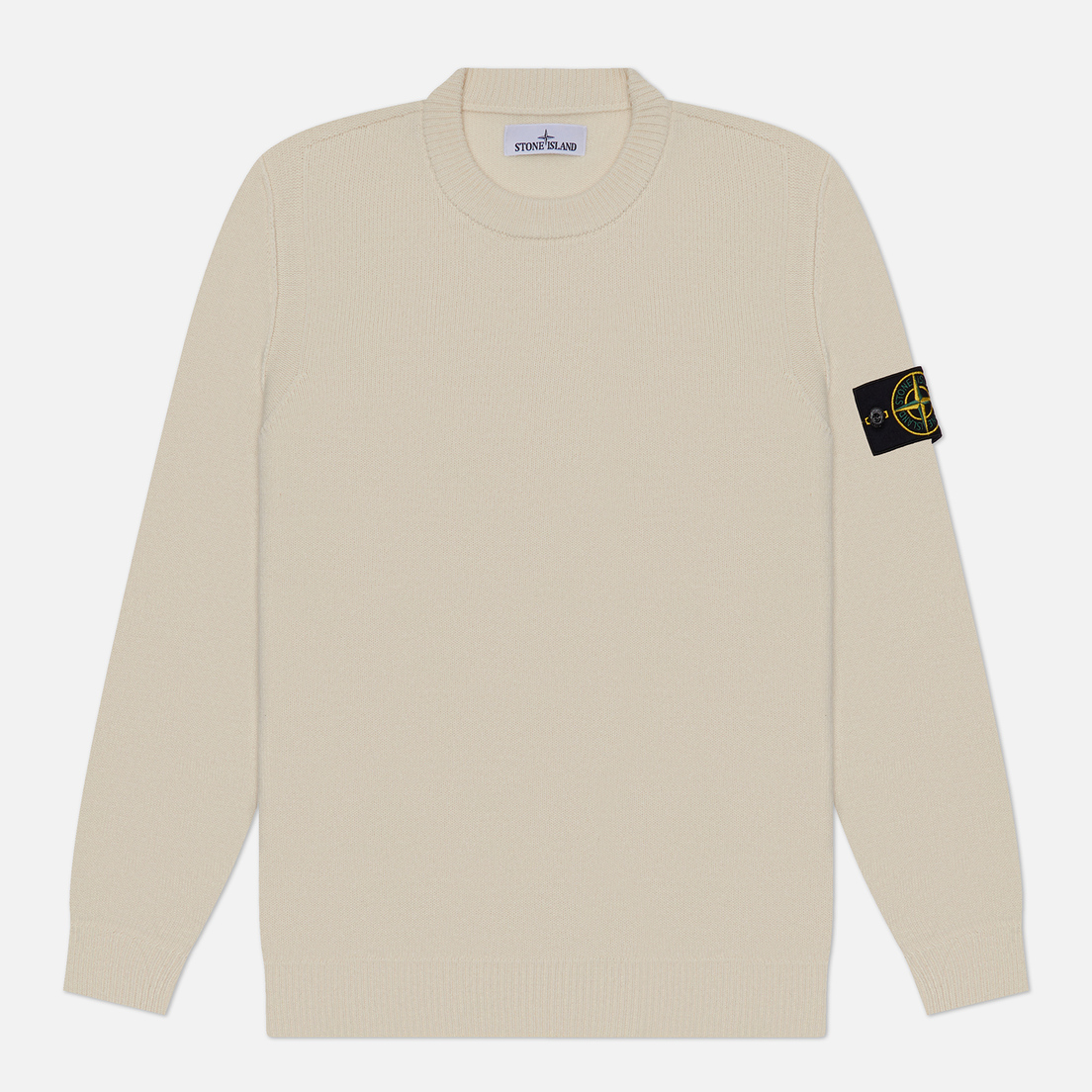 Stone Island Мужской свитер Lambswool Regular Ribbed Neckline