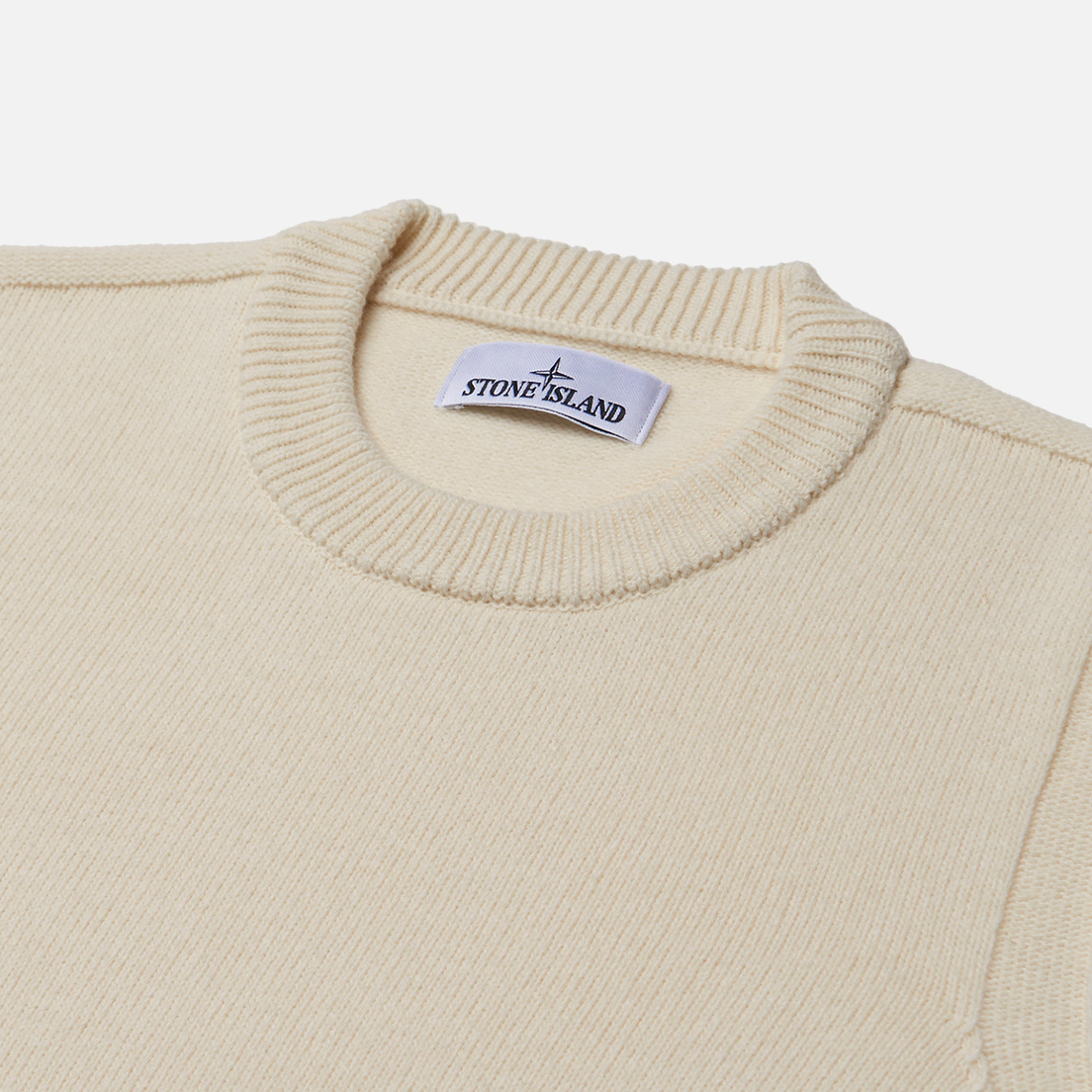 Stone Island Мужской свитер Lambswool Regular Ribbed Neckline