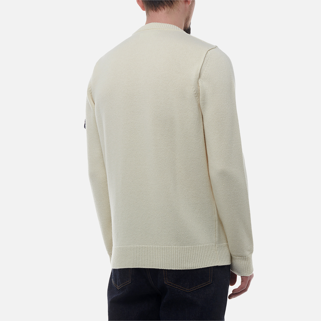 Stone Island Мужской свитер Lambswool Regular Ribbed Neckline