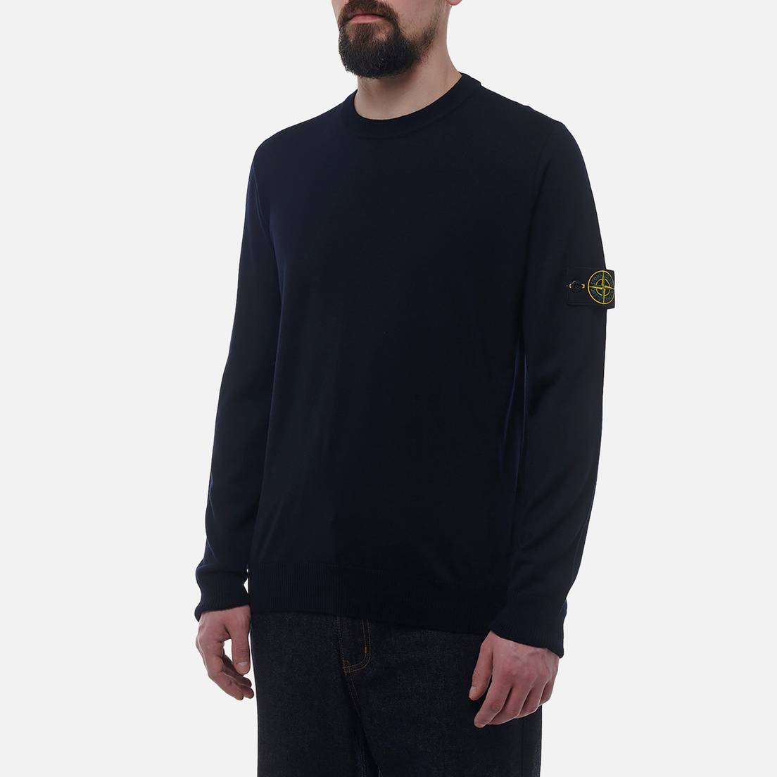 Stone Island Мужской свитер Light Pure RWS Wool Crew Neck