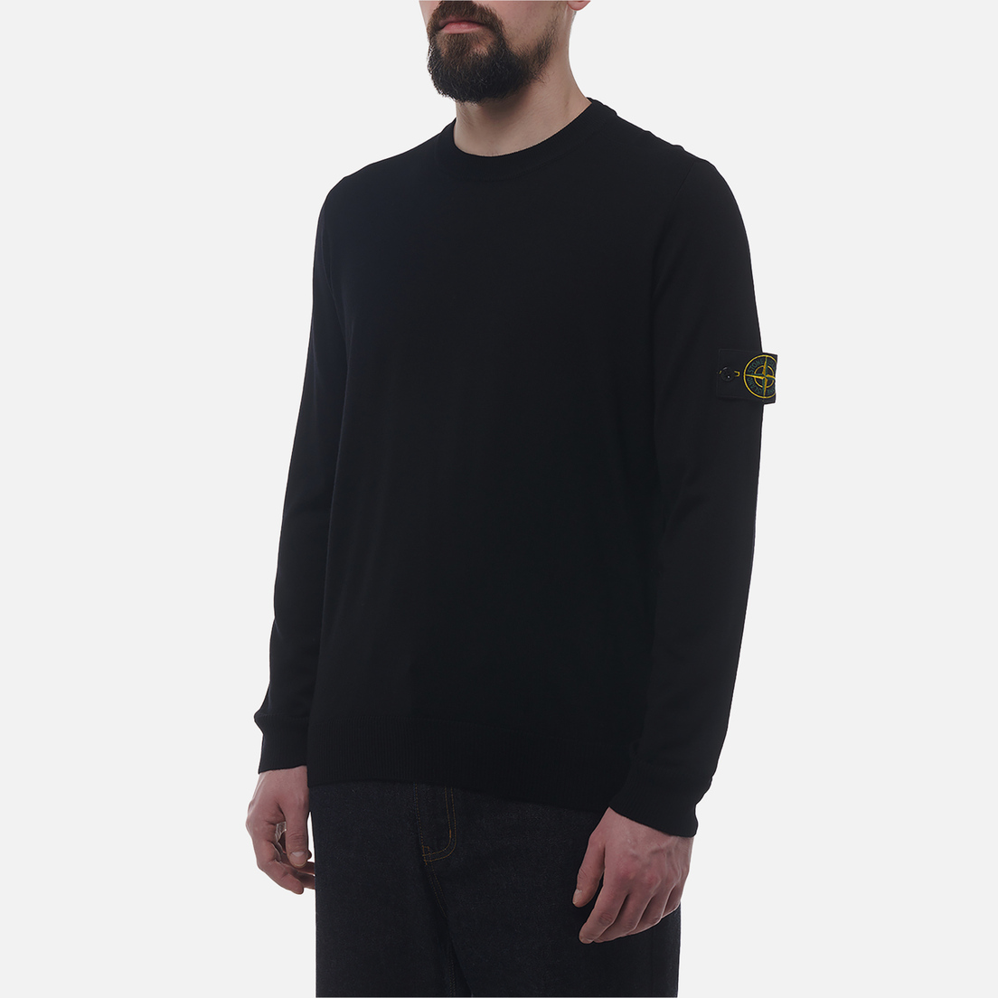 Stone Island Мужской свитер Light Pure RWS Wool Crew Neck