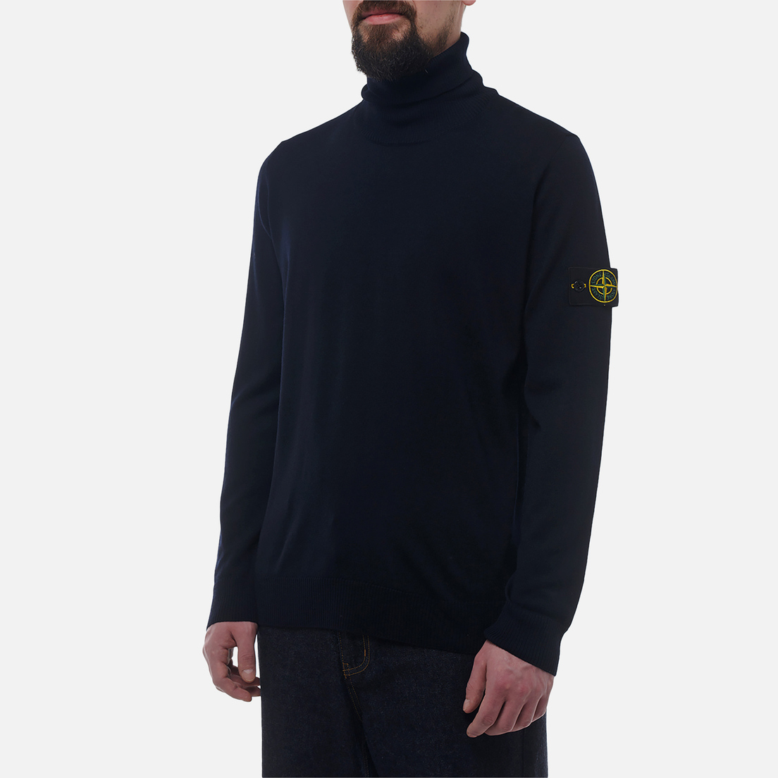 Stone Island Мужской свитер Light Pure RWS Wool Turtle Neck