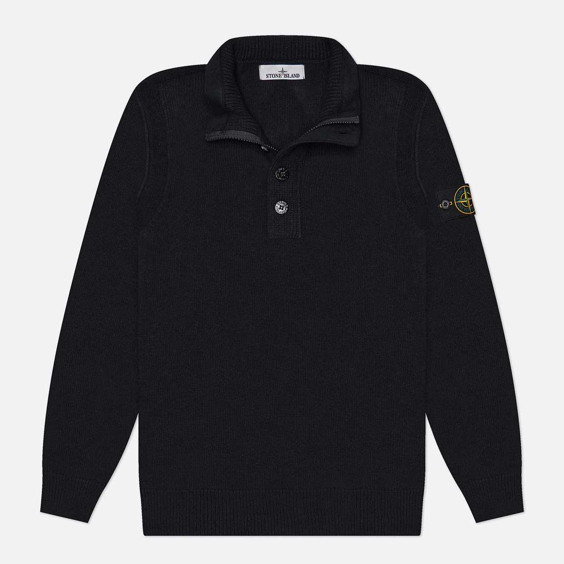 Stone Island Мужской свитер Lambswool Regular Half Zip