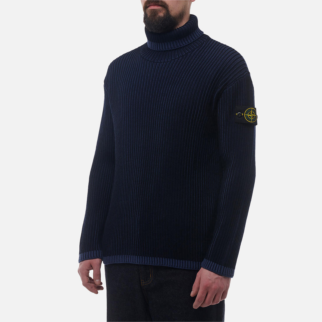 Stone Island Мужской свитер Vanise Full Rib RWS Wool Turtle Neck