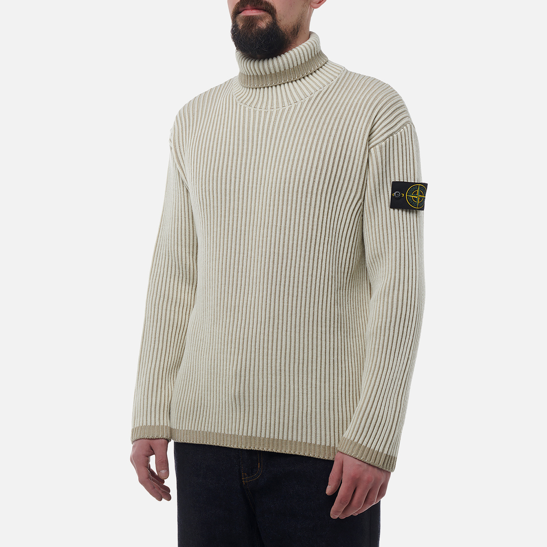 Stone Island Мужской свитер Vanise Full Rib RWS Wool Turtle Neck