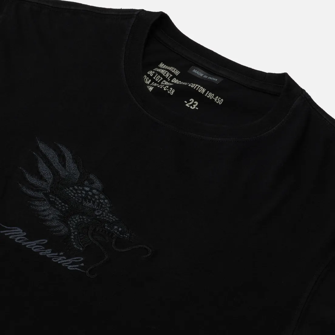 maharishi Мужская футболка Tibetan Dragon Washed