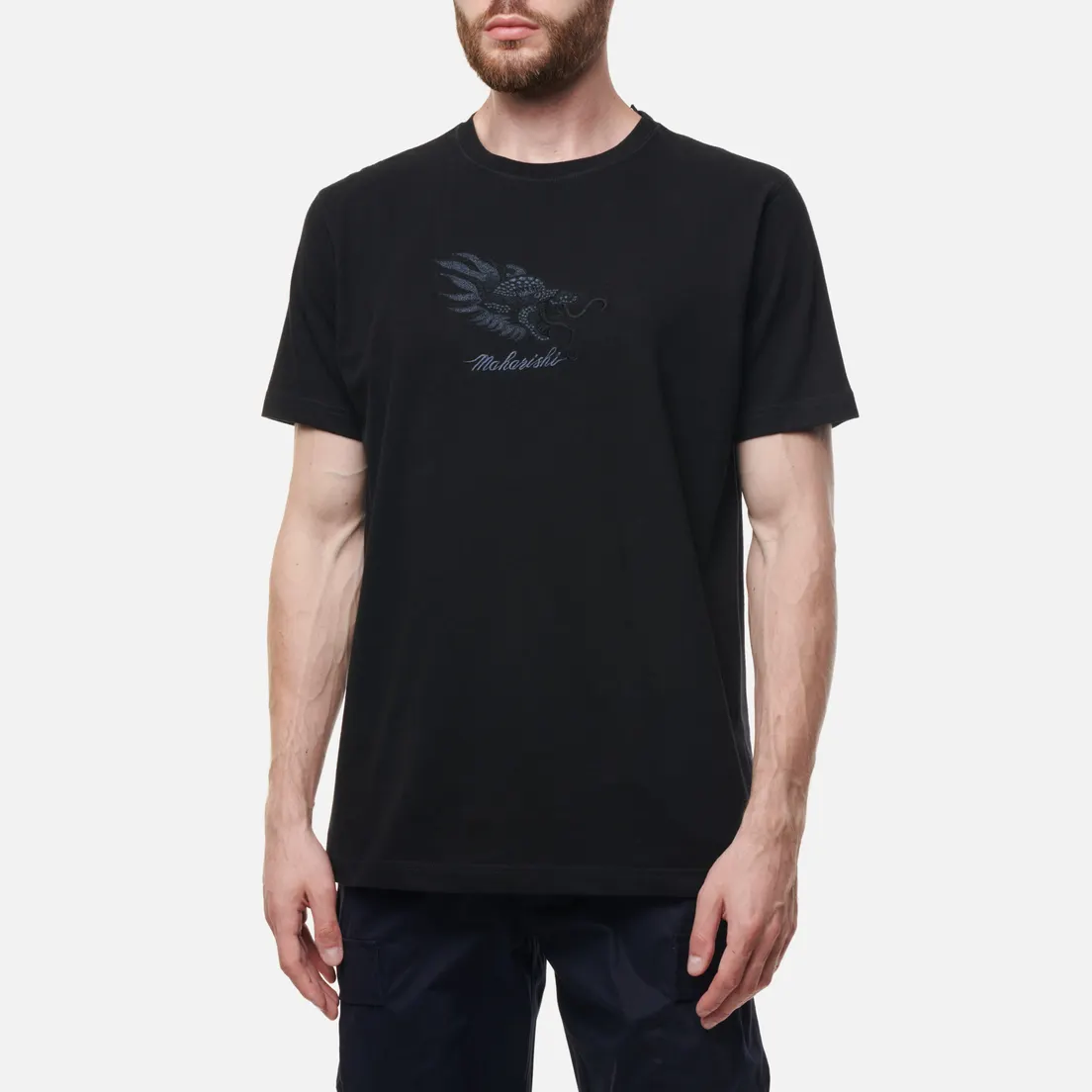 maharishi Мужская футболка Tibetan Dragon Washed
