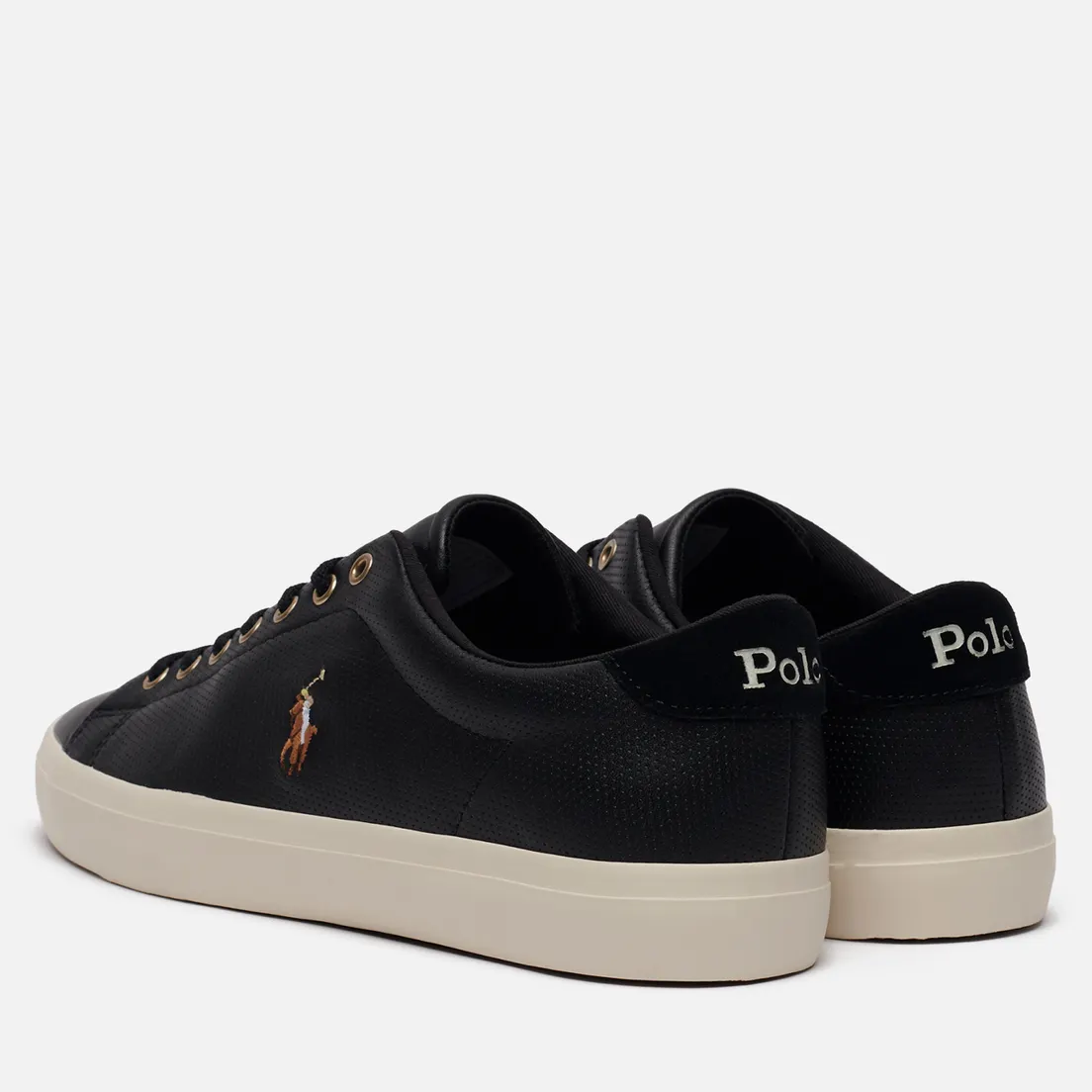 Polo Ralph Lauren Мужские кроссовки Longwood Perforated Nappa Smooth Leather