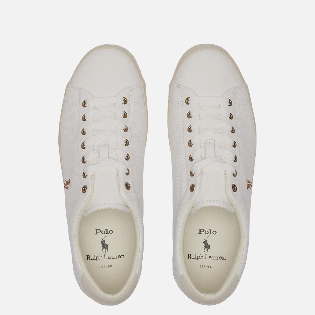 Polo Ralph Lauren Мужские кроссовки Longwood Perforated Nappa Smooth Leather