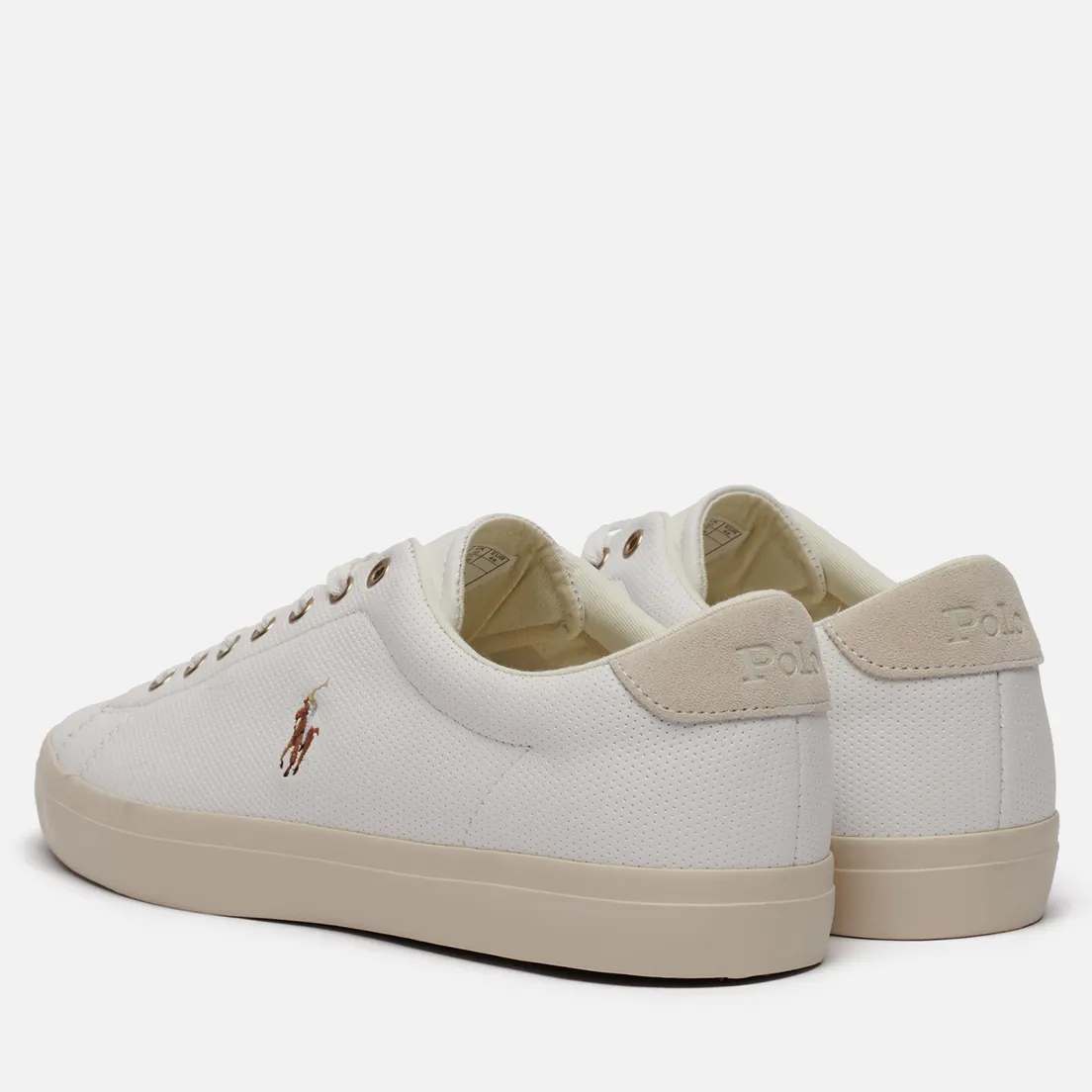 Polo Ralph Lauren Мужские кроссовки Longwood Perforated Nappa Smooth Leather