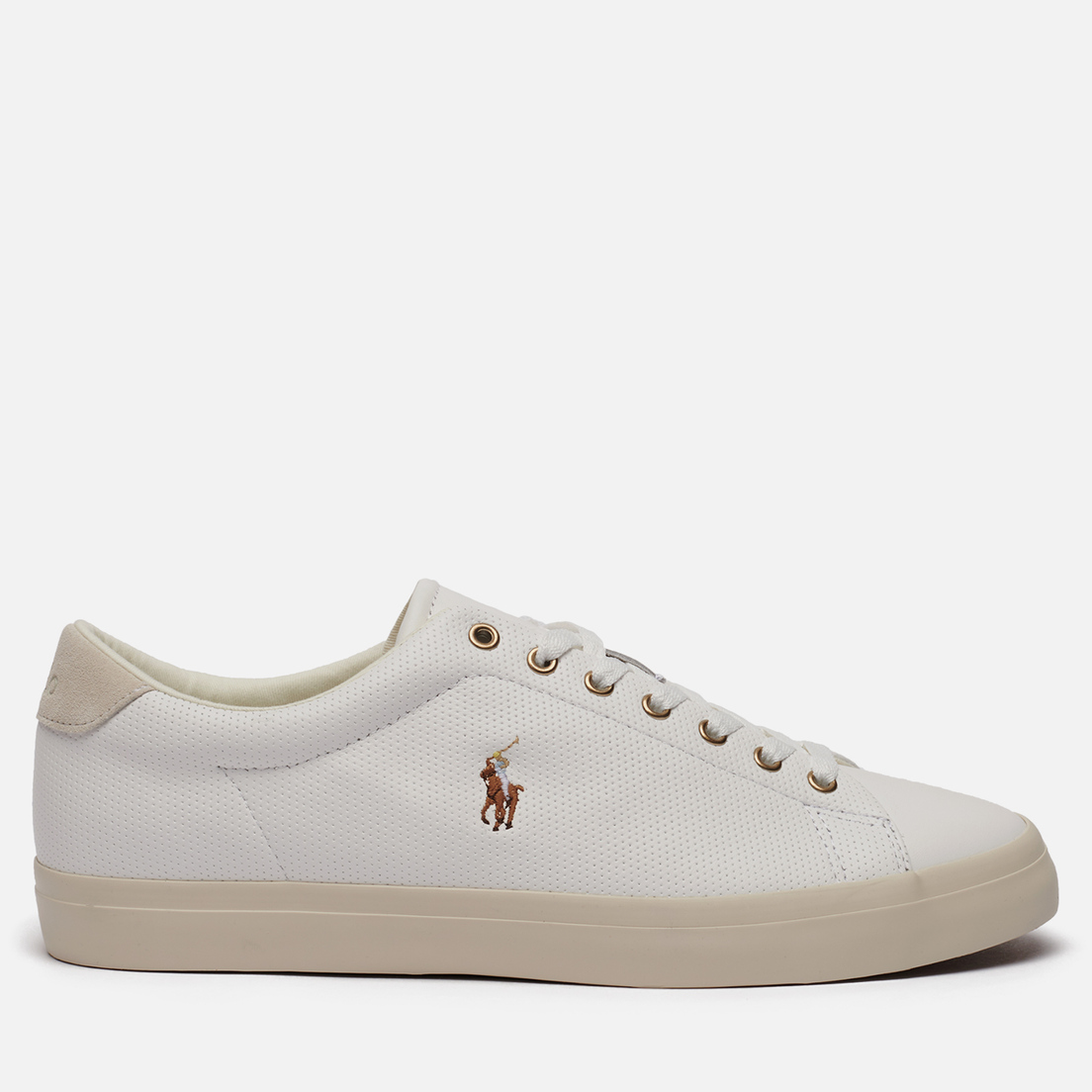 Polo Ralph Lauren Мужские кроссовки Longwood Perforated Nappa Smooth Leather