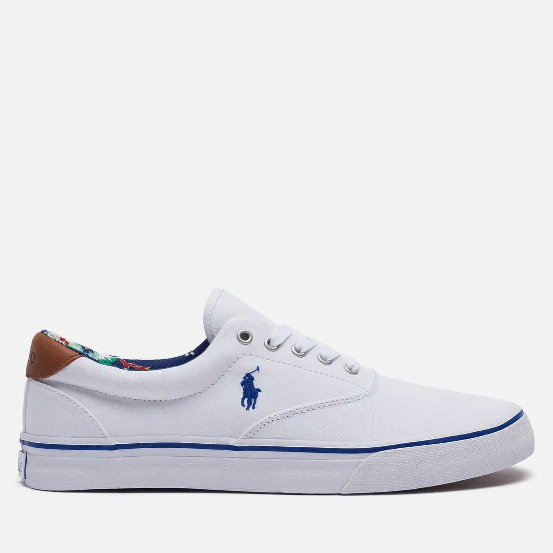 Polo Ralph Lauren Мужские кеды Thorton Recycled Canvas/Leather Heel