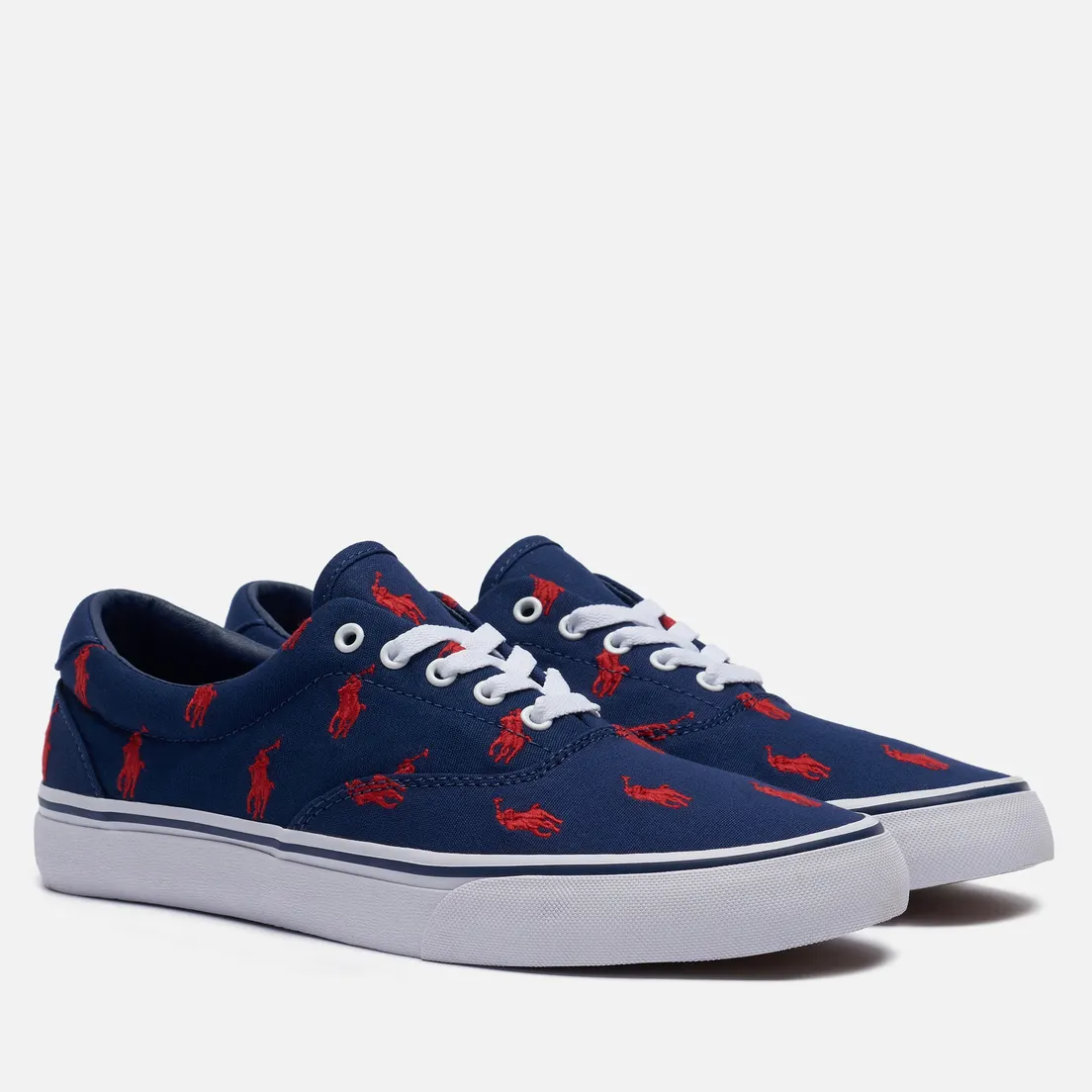 Polo Ralph Lauren Мужские кеды Thorton All Over Embroidered Polo Pony
