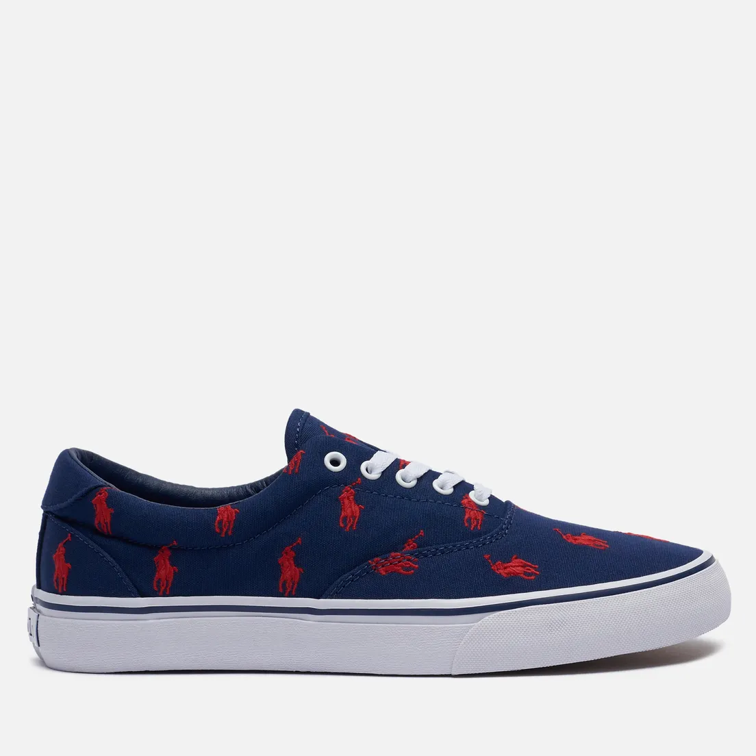 Polo Ralph Lauren Мужские кеды Thorton All Over Embroidered Polo Pony