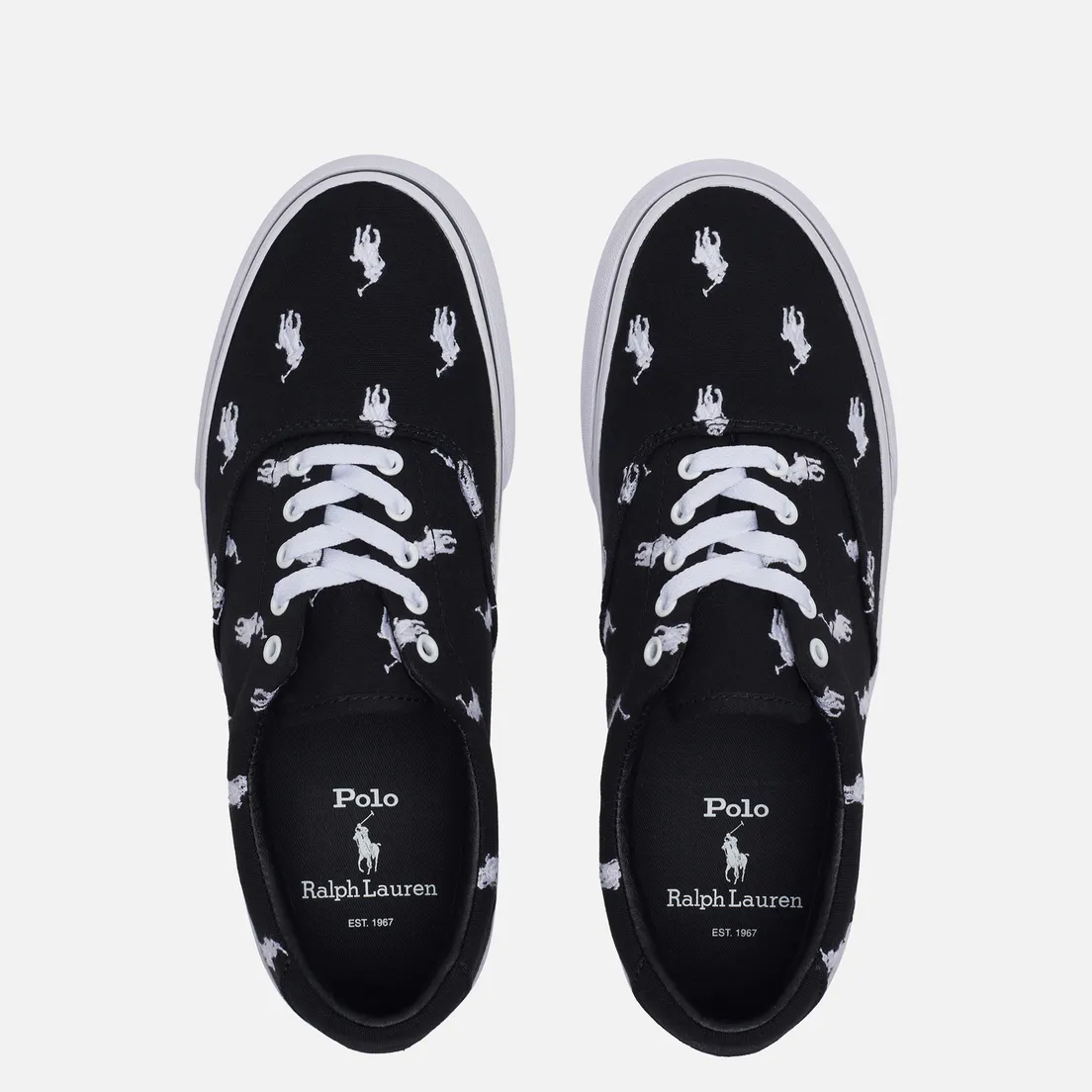 Polo Ralph Lauren Мужские кеды Thorton All Over Embroidered Polo Pony