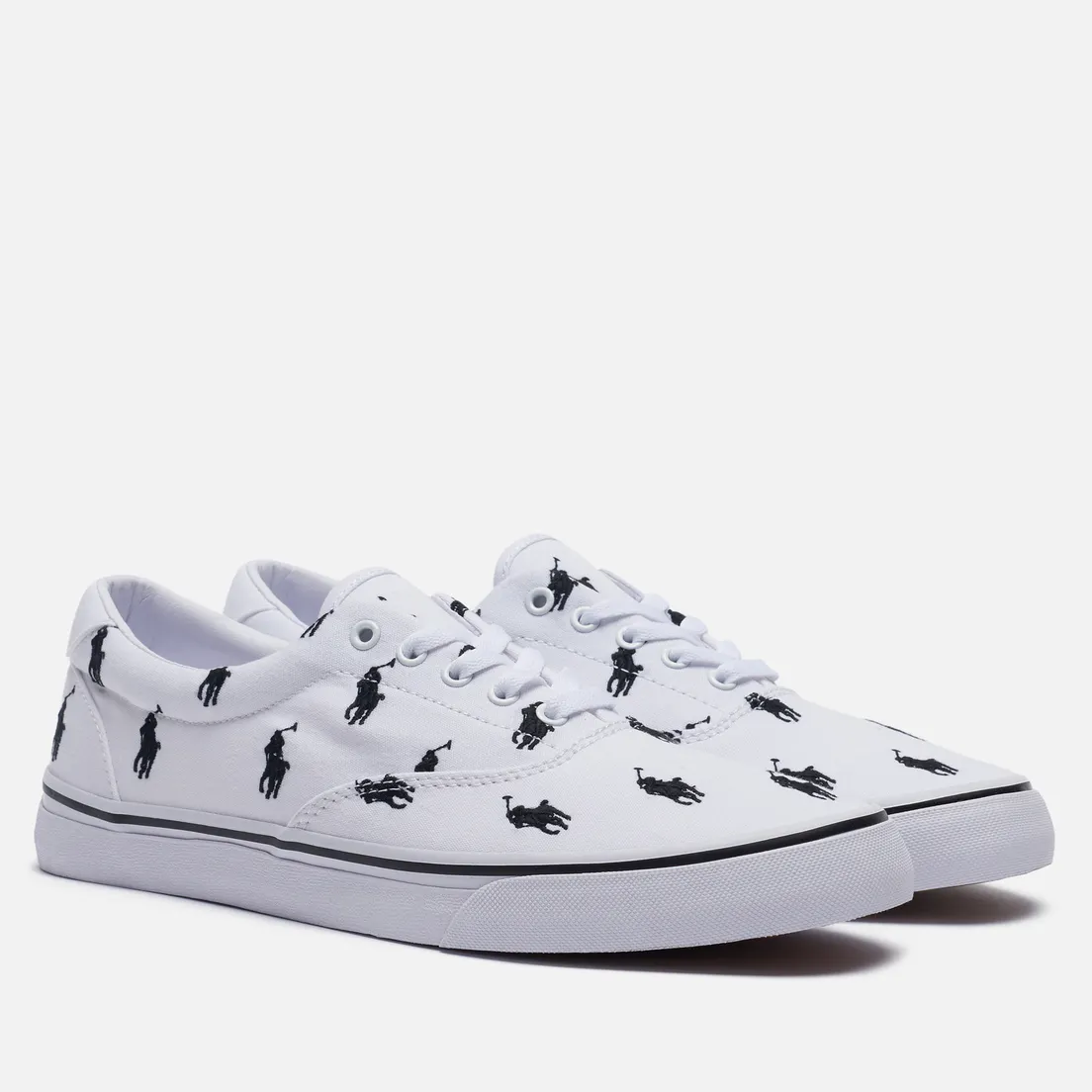 Polo Ralph Lauren Мужские кеды Thorton All Over Embroidered Polo Pony
