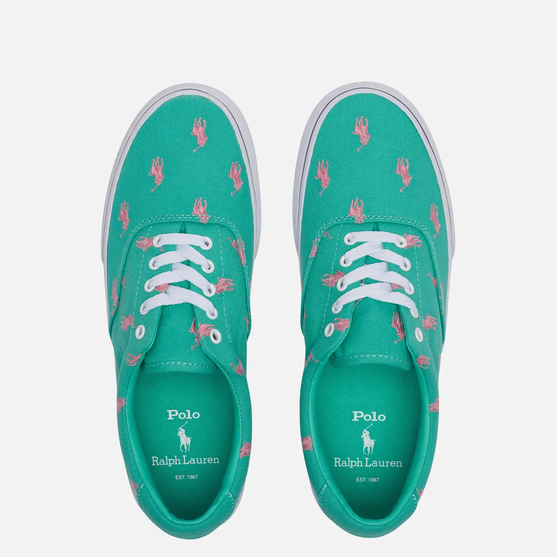 Polo Ralph Lauren Мужские кеды Thorton All Over Embroidered Polo Pony