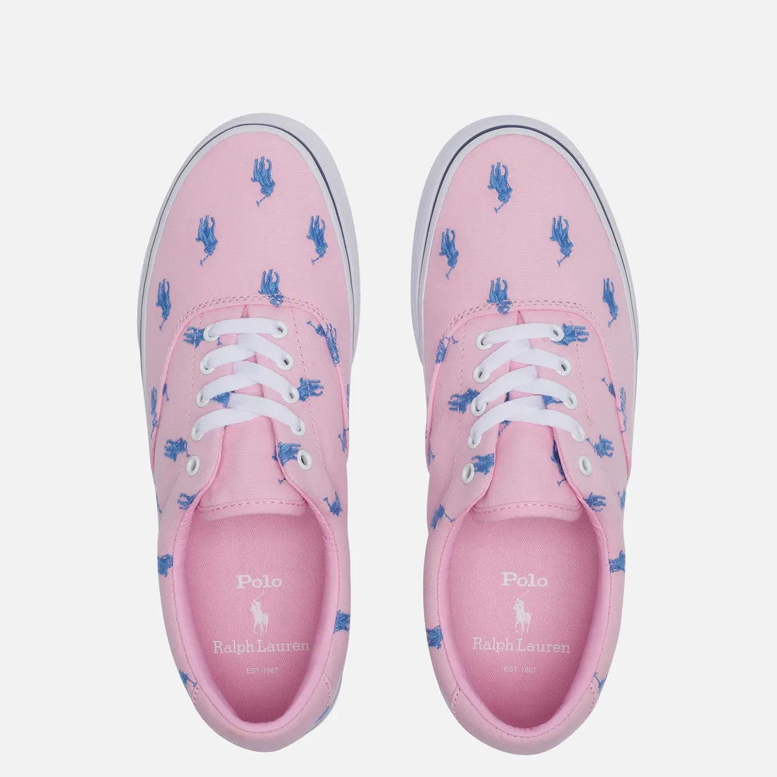 Polo Ralph Lauren Мужские кеды Thorton All Over Embroidered Polo Pony