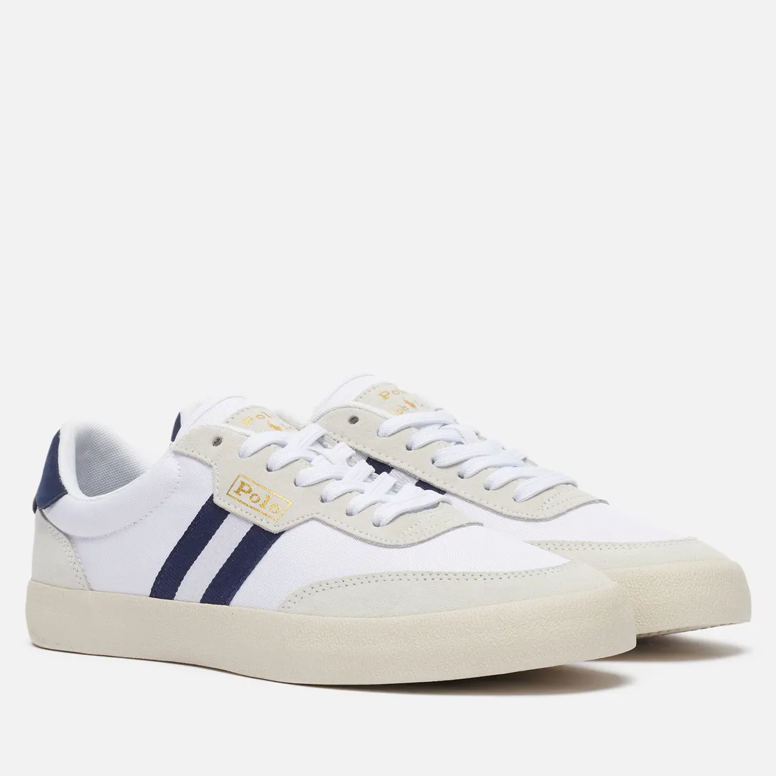 Polo Ralph Lauren Мужские кеды Court Vulc Suede/Nylon/Leather