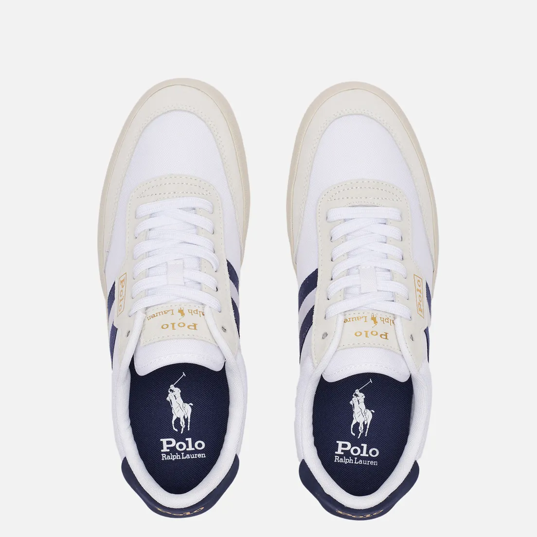 Polo Ralph Lauren Мужские кеды Court Vulc Suede/Nylon/Leather