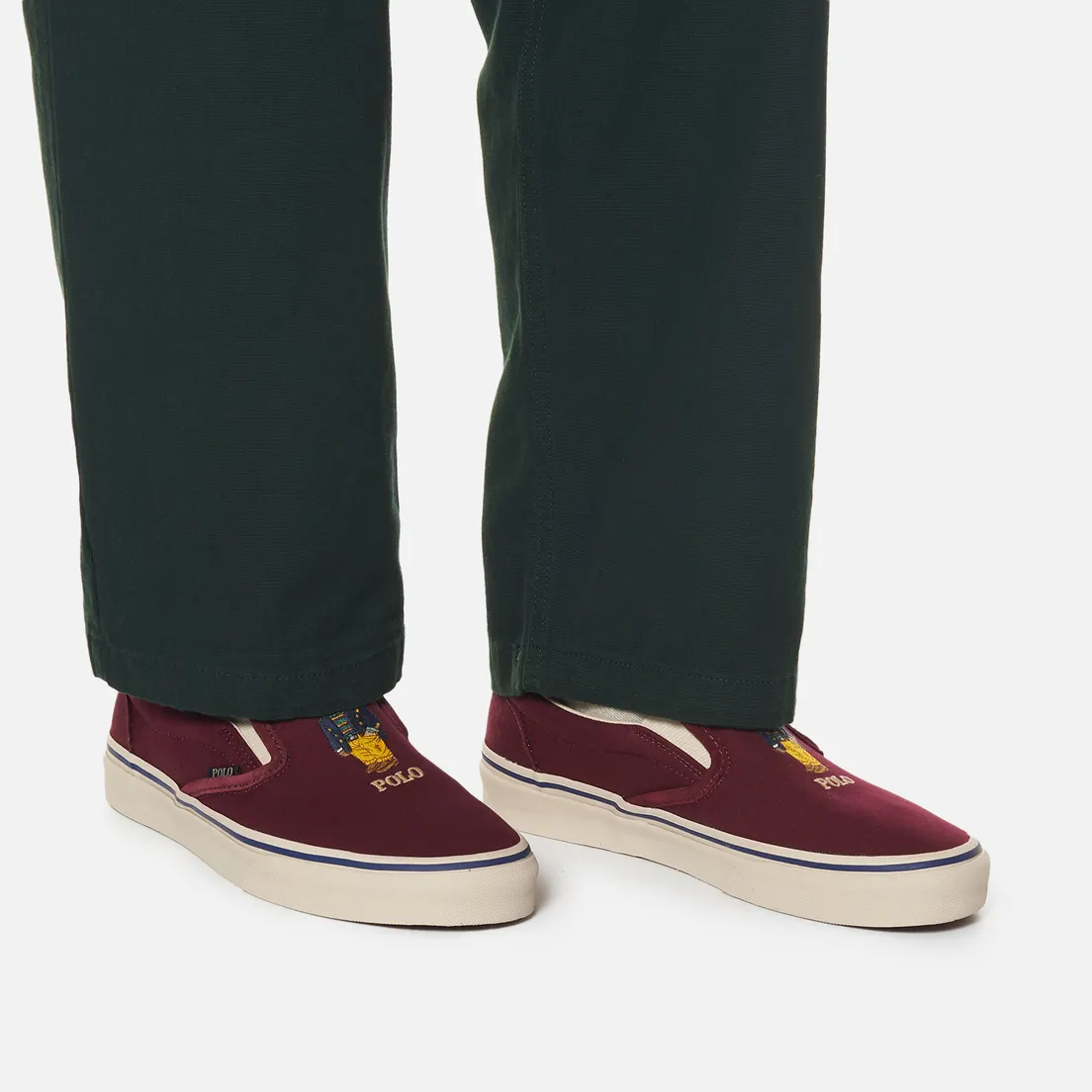 Polo Ralph Lauren Мужские кеды Keaton Slip-On Recycled Canvas
