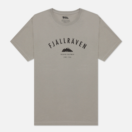 Мужская футболка Fjallraven Trekking Equipment, цвет серый, размер L