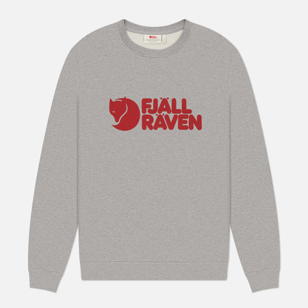 Мужская толстовка Fjallraven Logo Sweater, цвет серый, размер L
