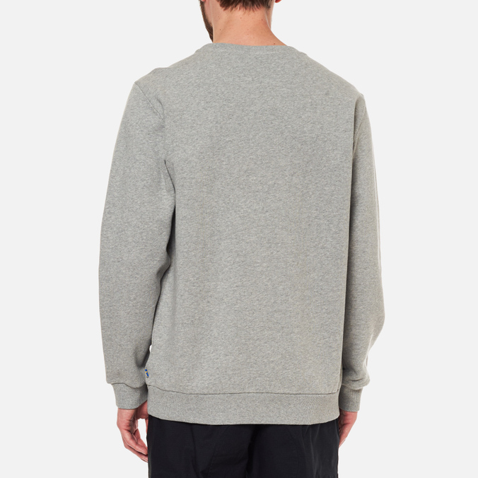Мужская толстовка Fjallraven, цвет серый, размер L 84142-020-999 Logo Sweater - фото 4