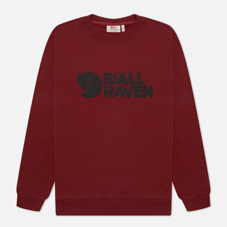 Мужская толстовка Fjallraven Logo Sweater цвет бордовый размер M 8890₽