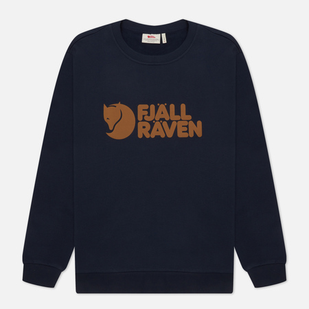 Мужская толстовка Fjallraven Logo Sweater, цвет синий, размер S