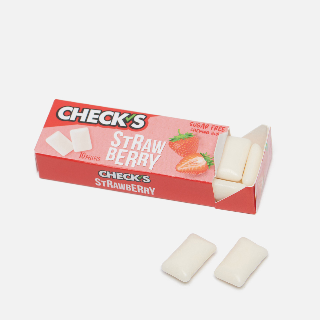 CHECK'S Жевательная резинка Strawberry