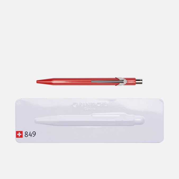 Ручка Caran d'Ache, цвет красный, размер UNI 849.070_MTLGB Office Classic - фото 2