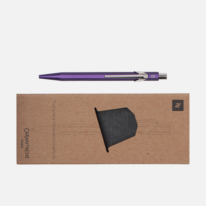 Ручка Caran d'Ache, цвет фиолетовый, размер UNI 849.104 x Nespresso Office 849 - фото 4