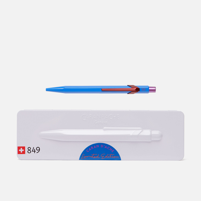 Ручка Caran d'Ache, цвет голубой, размер UNI 849.534 849 Office Claim Your Style 2 - фото 4
