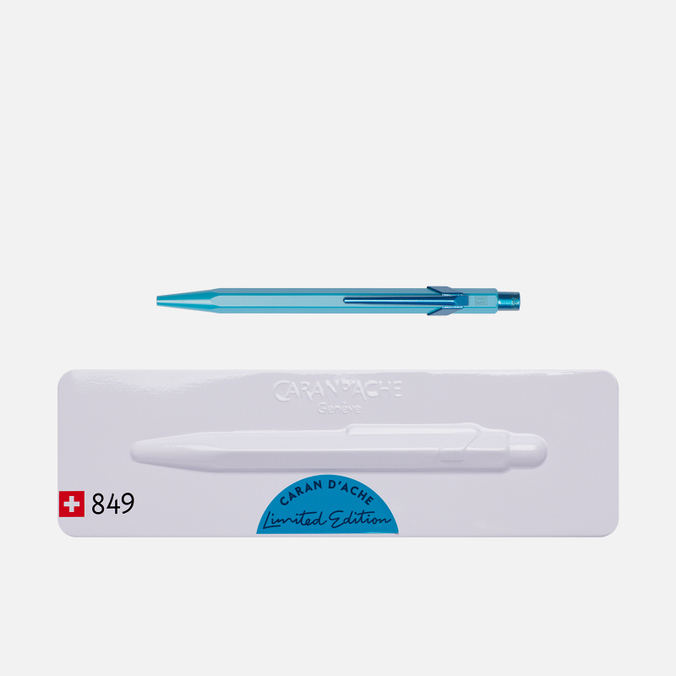 Ручка Caran d'Ache, цвет голубой, размер UNI 849.569 849 Office Claim Your Style 3 - фото 4