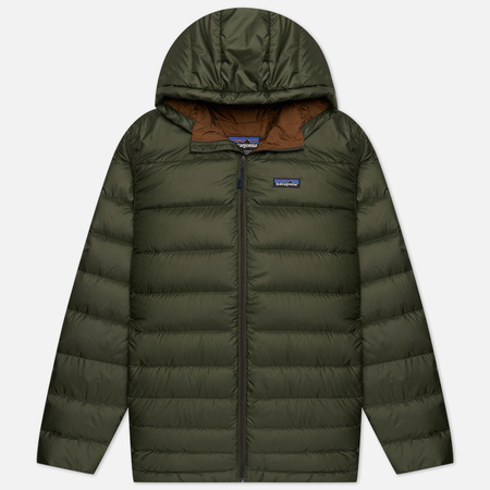 Мужской пуховик Patagonia Hi-Loft Down Sweater, цвет оливковый, размер XL