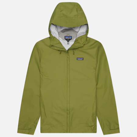 Мужская куртка ветровка Patagonia Torrentshell 3L Rain, цвет зелёный, размер M