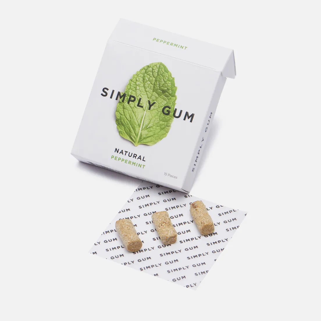 Simply Gum Жевательная резинка Natural Peppermint