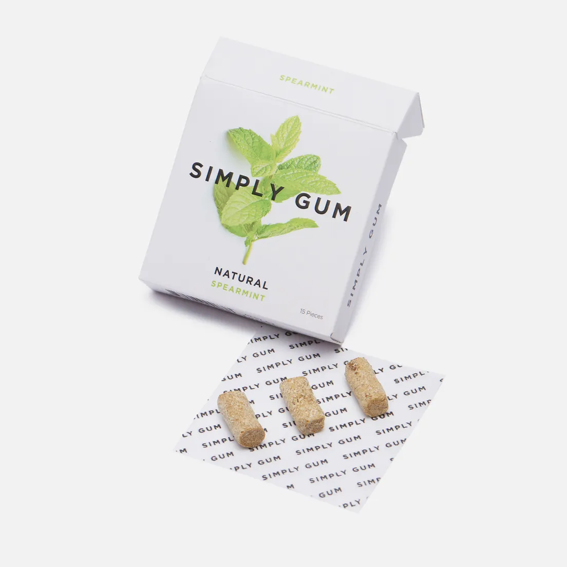 Simply Gum Жевательная резинка Natural Spearmint