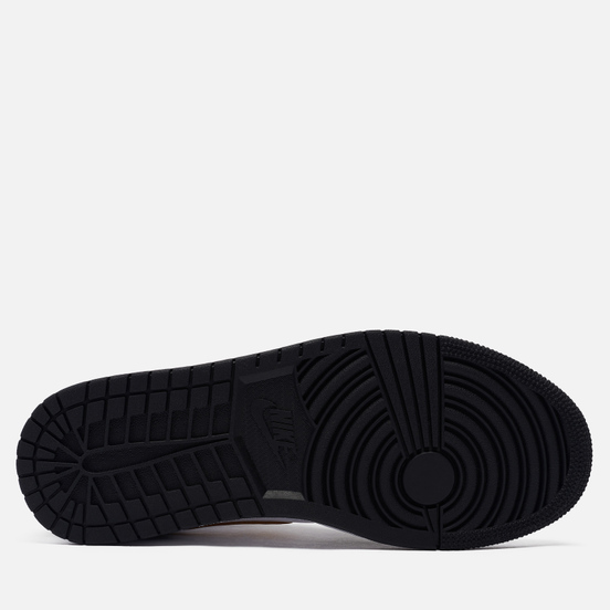 Мужские кроссовки Jordan Air Jordan 1 Mid SE Patent Black/Metallic Gold/White