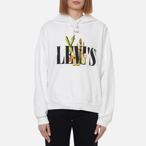 Женская толстовка Levi's 2020 Graphic Hoodie White/Cactus