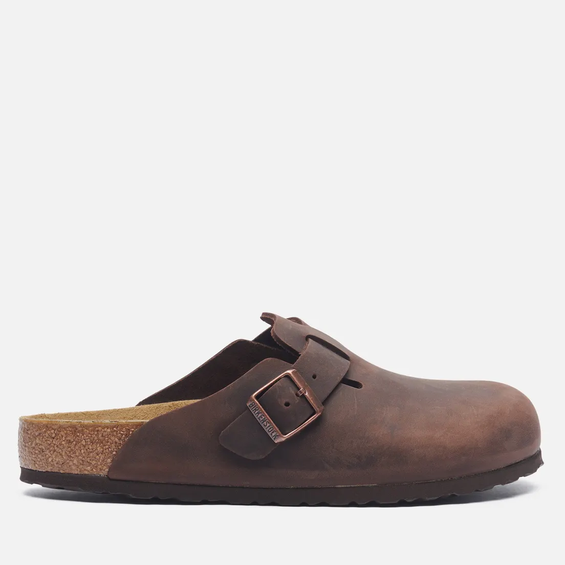 Birkenstock Мужские сандалии Boston Natural Leather Oiled